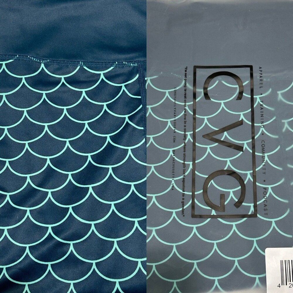 NEW Constantly Varied Gear CVG 2XL Crossfit Legging Retired Full Length Mermaid